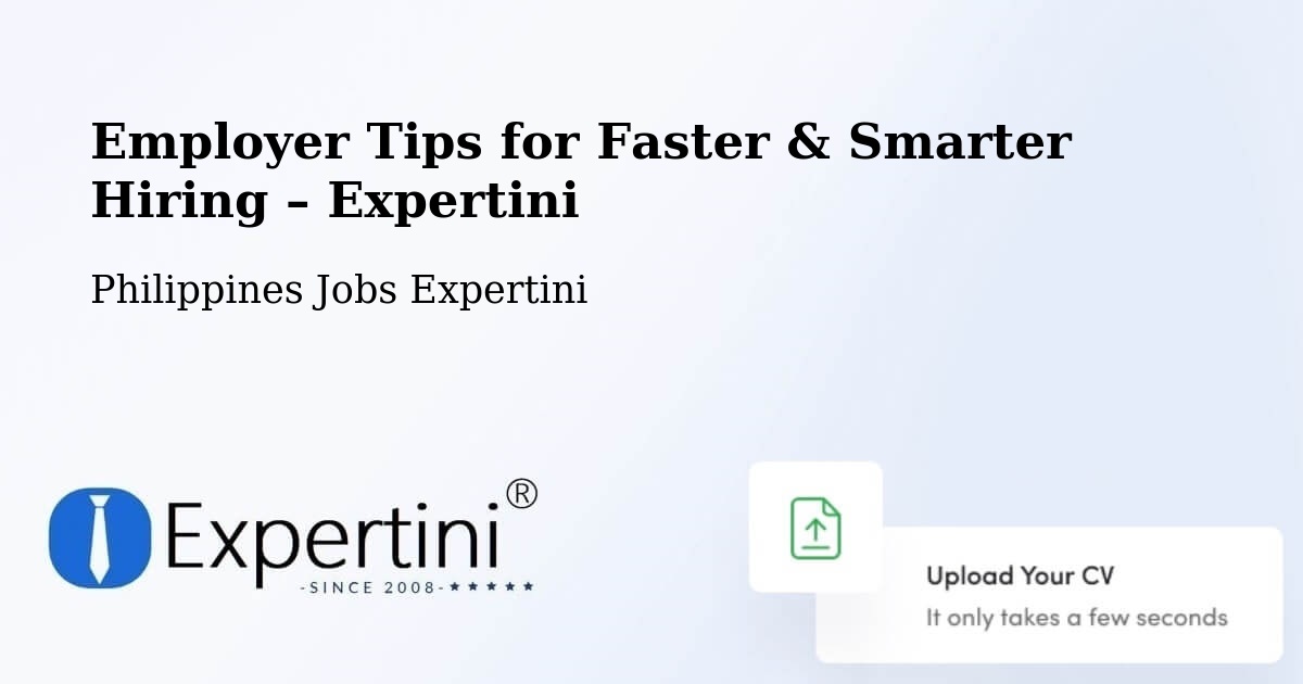 Employer Tips for Hiring & Recruitment – Gubaan - Gubaan, Philippines Jobs Expertini