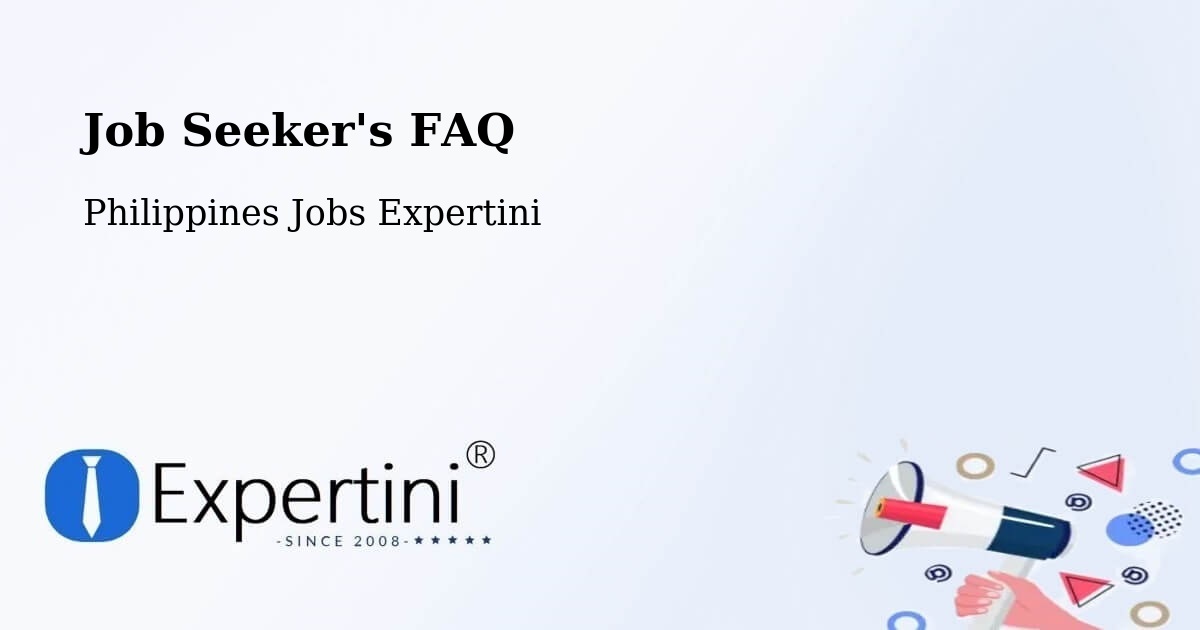Job Seeker FAQ – Gubaan - Philippines Jobs Expertini